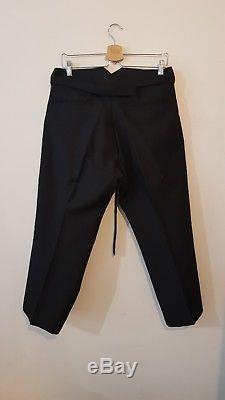 Visvim hakama pants black wool/mohair/linen- made in japan size 3