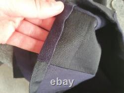 Vivienne Westwood Laurent Trousers Black Blue Wool Viscose Tie Waist Cropped