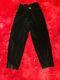 Vivienne Westwood Mint Condition Vintage 90s Black Velvet Trousers Size 30 W