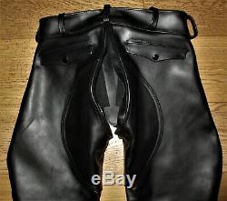 Vk79 Berlin Leather Breeches Jeans/pantalon En Cuir Uniform Langlitz Rob Bluf