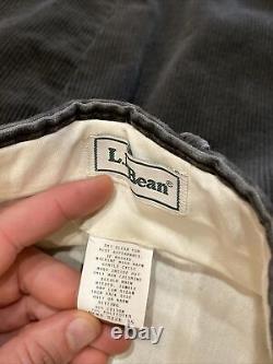 Vtg Lot Of 6 LL Bean Pants Mens Size 45 & 36x34x33 Corduroy Relaxed Straight USA