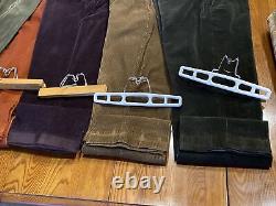 Vtg Lot Of 6 LL Bean Pants Mens Size 45 & 36x34x33 Corduroy Relaxed Straight USA