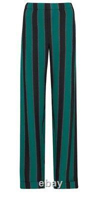 Wales Bonner Black/Emerald/Ochre Cotton-Blend Pyjama Trousers. UK 30 Waist. NWT