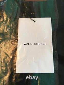 Wales Bonner Black/Emerald/Ochre Cotton-Blend Pyjama Trousers. UK 30 Waist. NWT