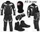 Waterproof Motorcycle Motorbike Moped Suit Jacket Trouser Gloves Boots Grey