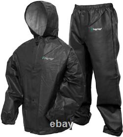 Waterproof Rain Suit Jacket Trouser Pants Adjustable Hood Protector Motorcycle