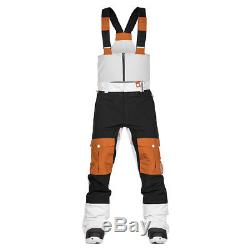 Wear Colour Snowboard Bib Pants Falk White, Ski Trousers, Black Brown 2018