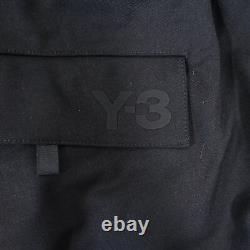 Y-3 Adidas Yohji Yamamoto Fn3399 Black Large 34-36 Cargo Elastic Waist Pants