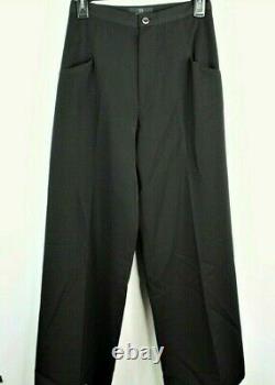 Y's by Yohji Yamamoto Wide Leg Wavy Trousers Pants (High waisted) Size 3 Japan