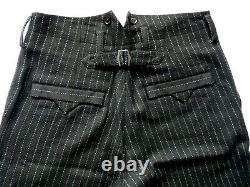 YOHJI YAMAMOTO pour homme wool pants trousers size 3 / 50 / L black