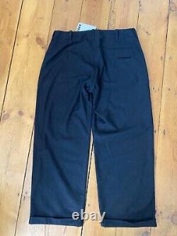 Ymc You Must Create Mens Black Wool Trousers Size 32