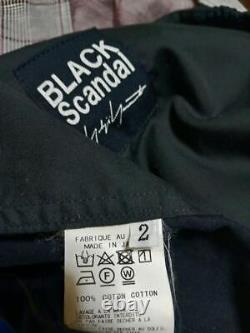 Yohji Yamamoto Black Scandal Sarouel Pants