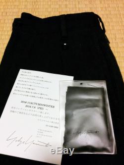 Yohji Yamamoto Black Wool Sarouel pants