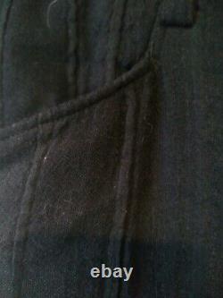 Yohji Yamamoto Pour Homme Linen Rayon Striped Trousers