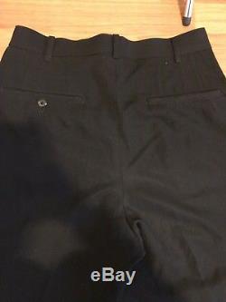 Yohji Yamamoto Pour Homme Vintage Black Pleated Trousers Side Panel Men's Small