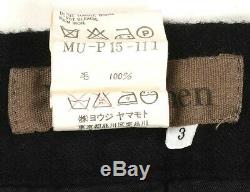 Yohji Yamamoto Ys for men black trousers nylon detailing (001-069)