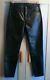 Zara Man Lads Mens Real Leather Trousers Jeans Sheep Leather Skinny Fit Bnwt