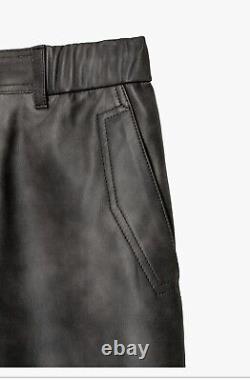 ZARA SRPLS Leather Bermuda Shorts. Size M. BNWT