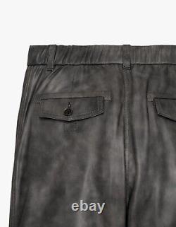 ZARA SRPLS Leather Bermuda Shorts. Size M. BNWT